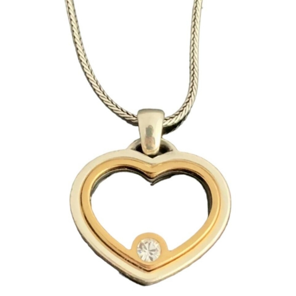 Brighton Mixed Metals Heart‎ Pendant Necklace